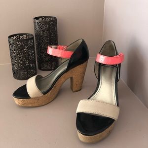 Fergalicious size 6 heeled sandals